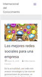 Mobile Screenshot of internacionaldelconocimiento.org